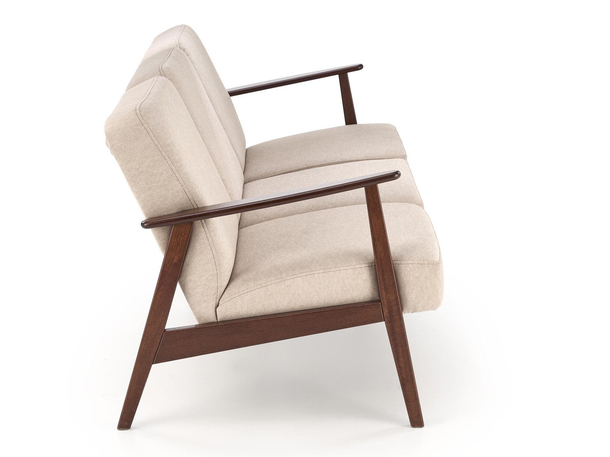 Bank Houston 2117 (Beige + Notenhout)