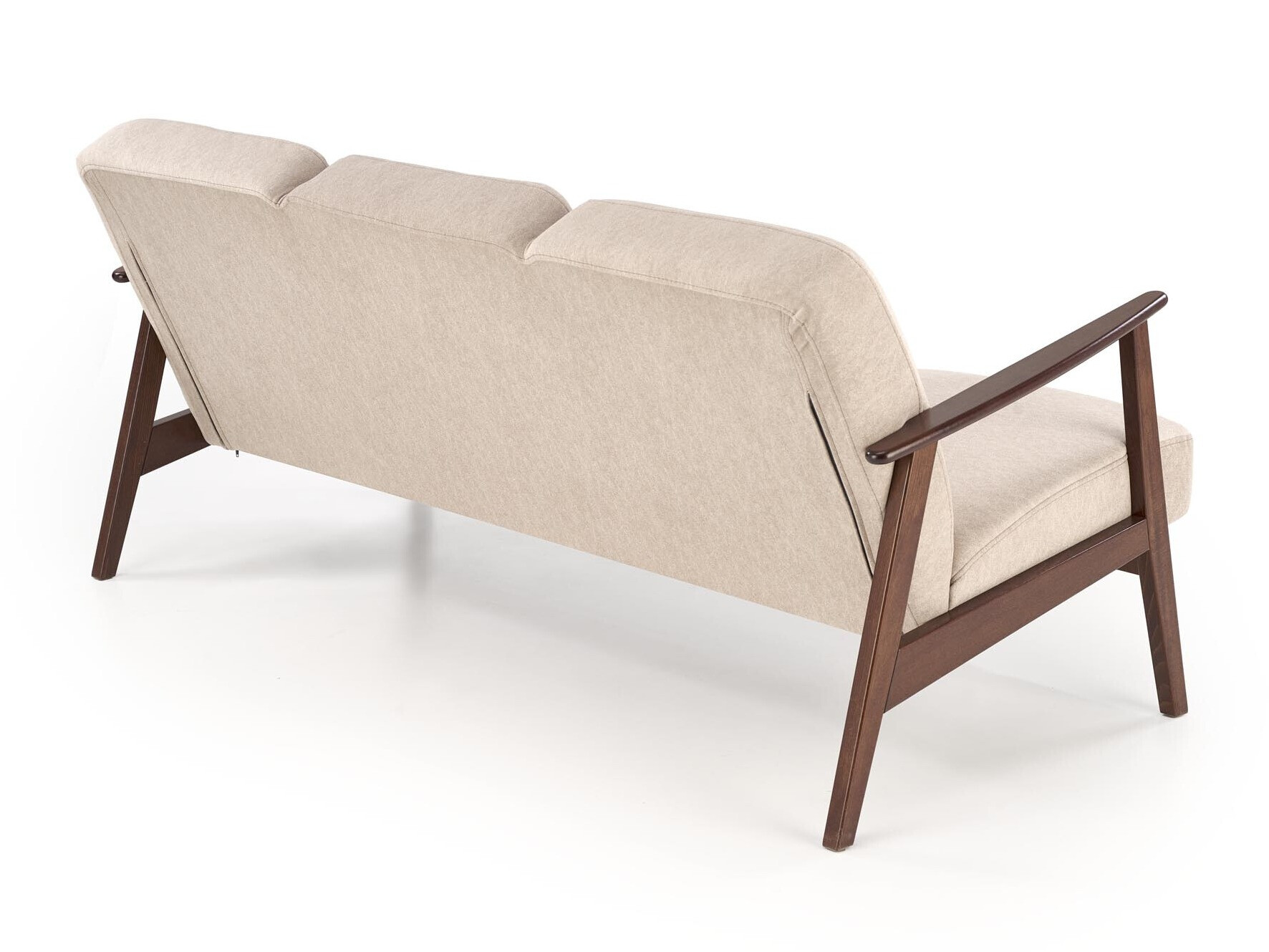 Bank Houston 2117 (Beige + Notenhout)
