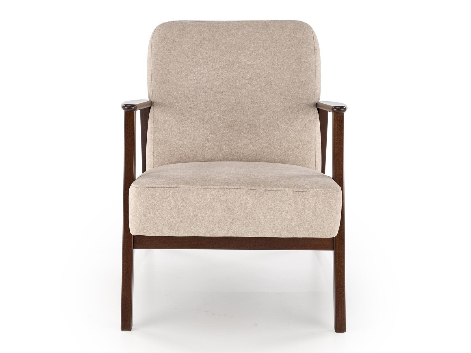 Fauteuil Houston 2116 (Beige + Notenhout)