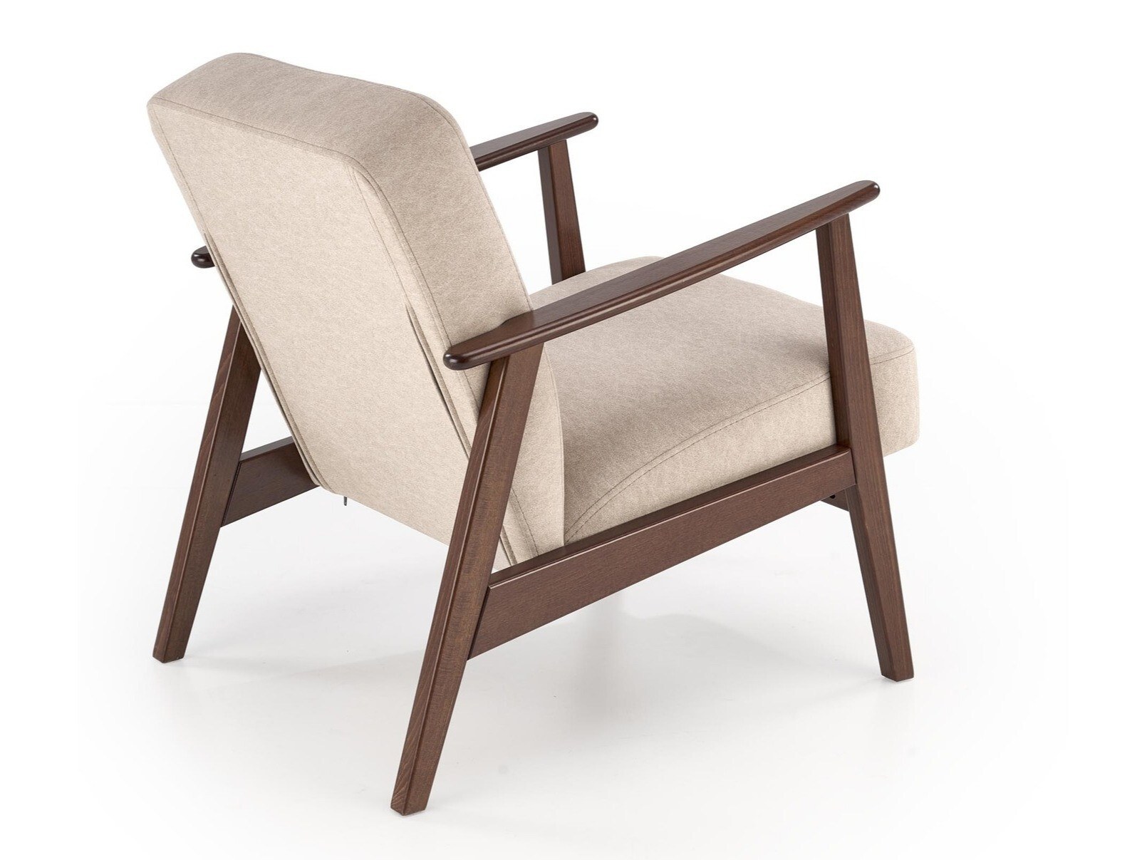 Fauteuil Houston 2116 (Beige + Notenhout)