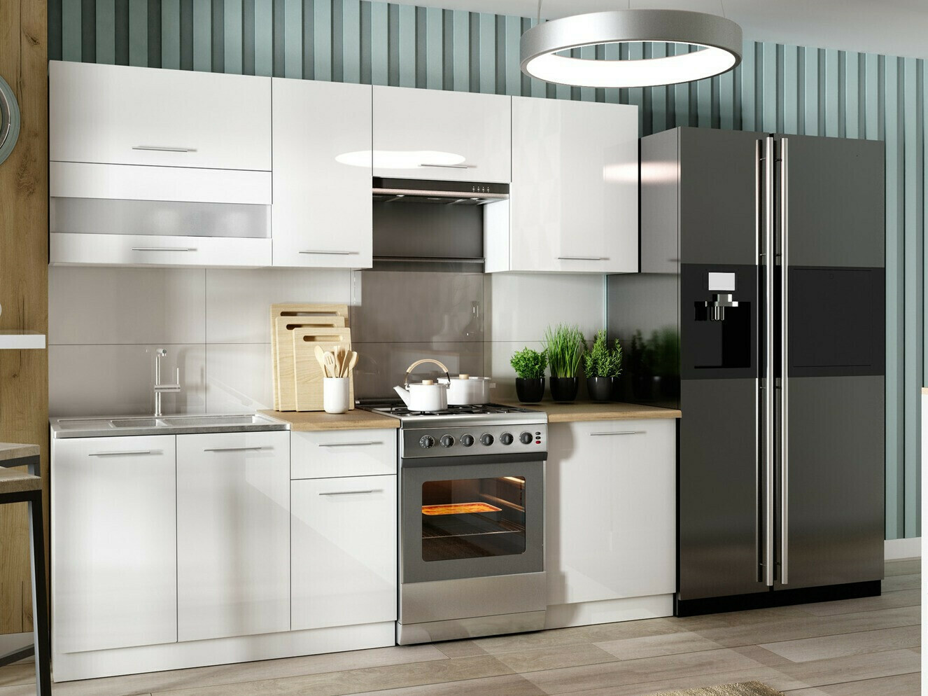 Modulaire wandkast Tiffa White 129