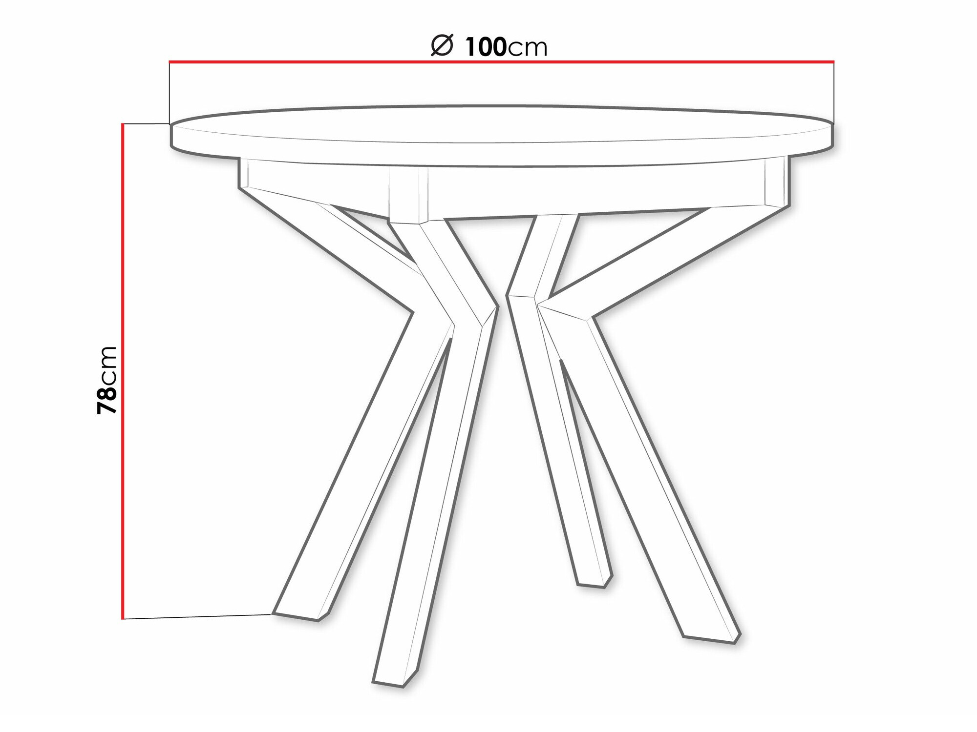 Tafel Victorville 368 (Artisan eiken + Zwart)
