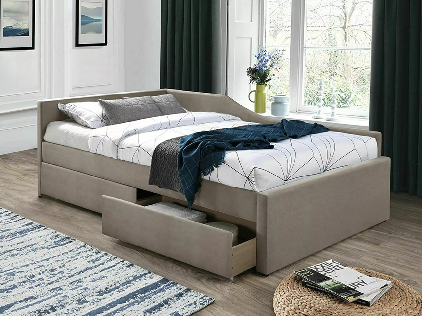Bed Detroit 426 (Beige)