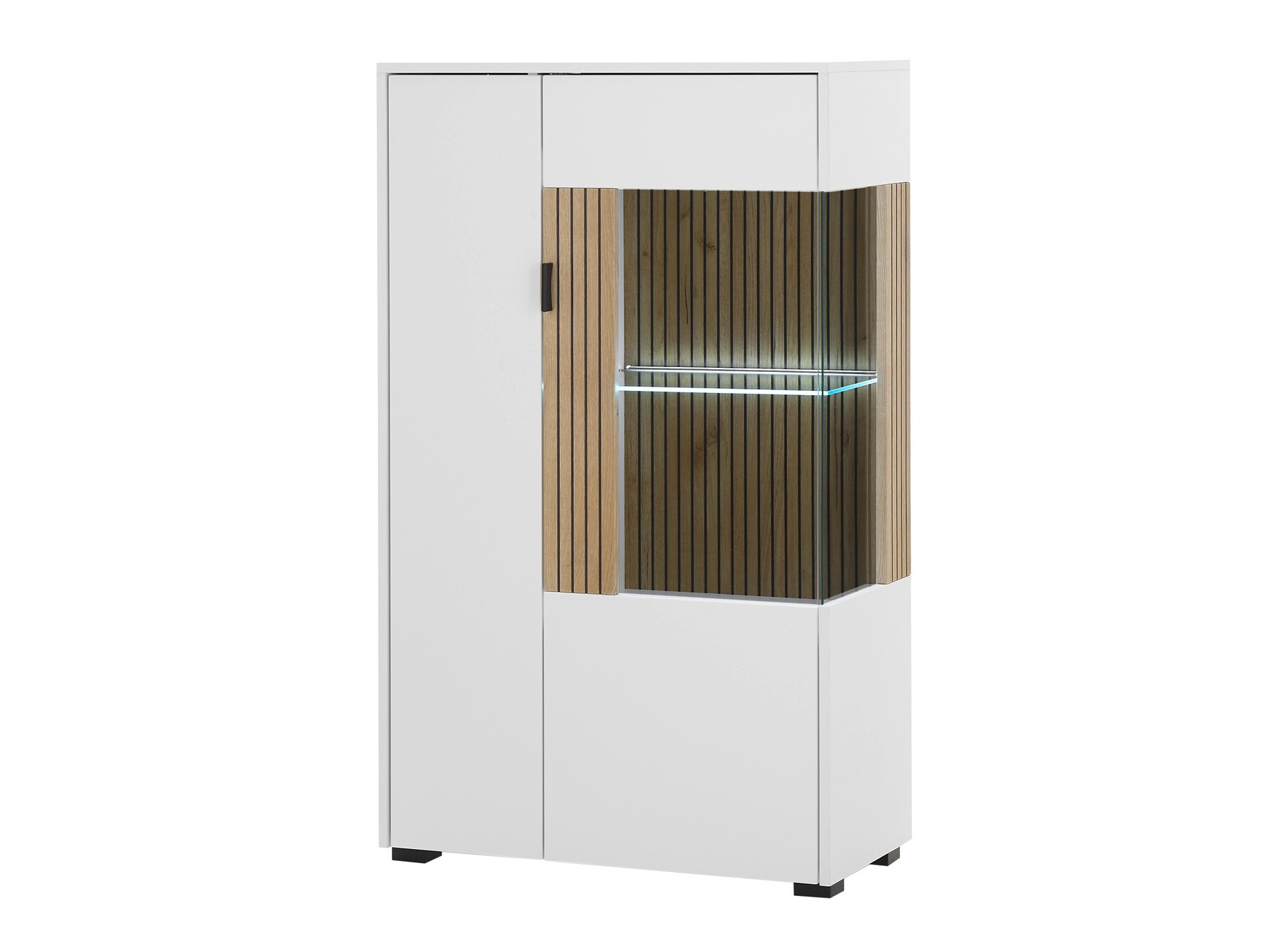 Dressoir Belmelu 102 (Wit + Eiken)