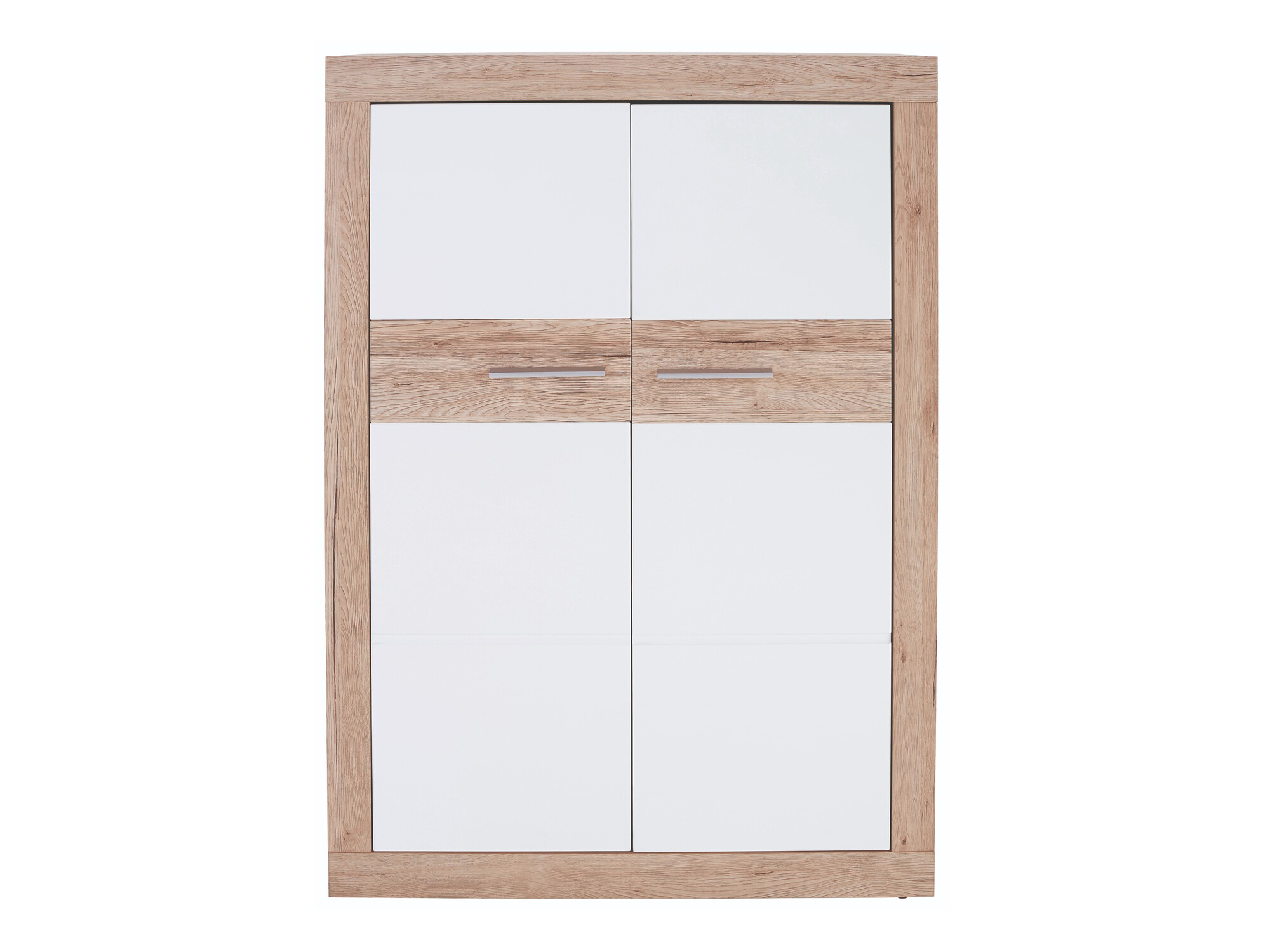 Dressoir Romfera 104 (Wit + San Remo eik)
