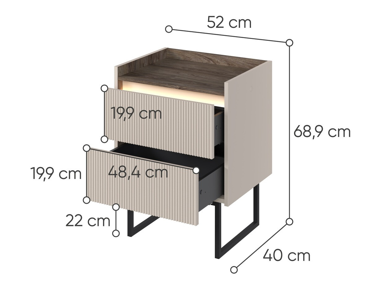 Nachtkastje Elbtei 108