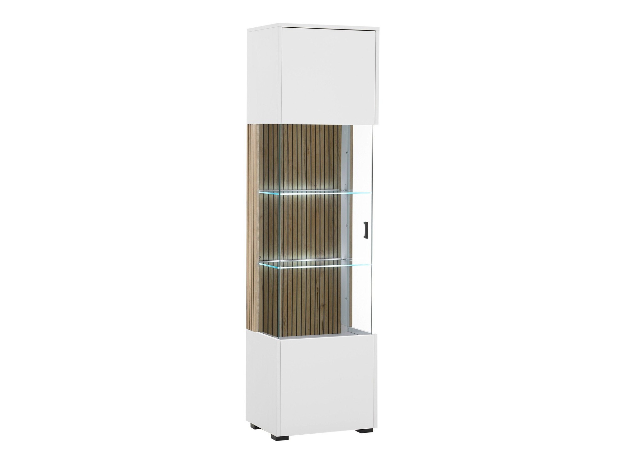 Boekenkast Belmelu 104 (Wit + Eiken)