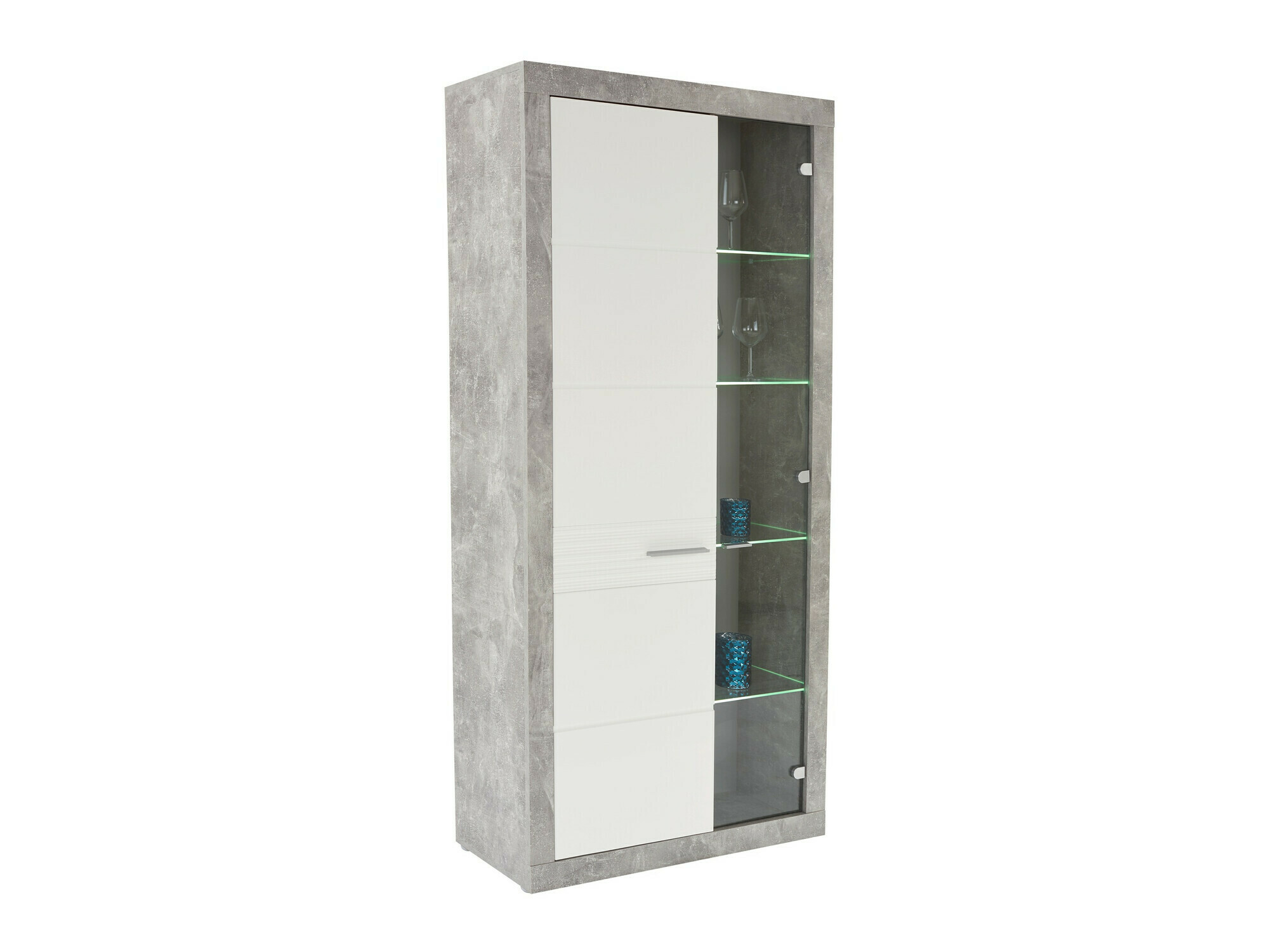 Boekenkast Romfera 107 (Wit + Grijs)