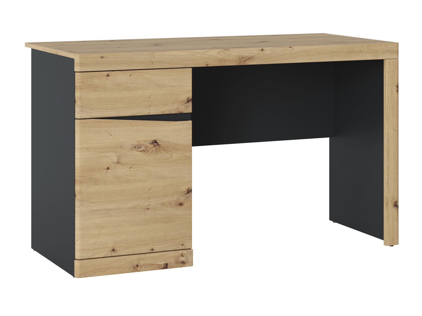 Bureau Venlori 120 (Antraciet + Artisan eiken)