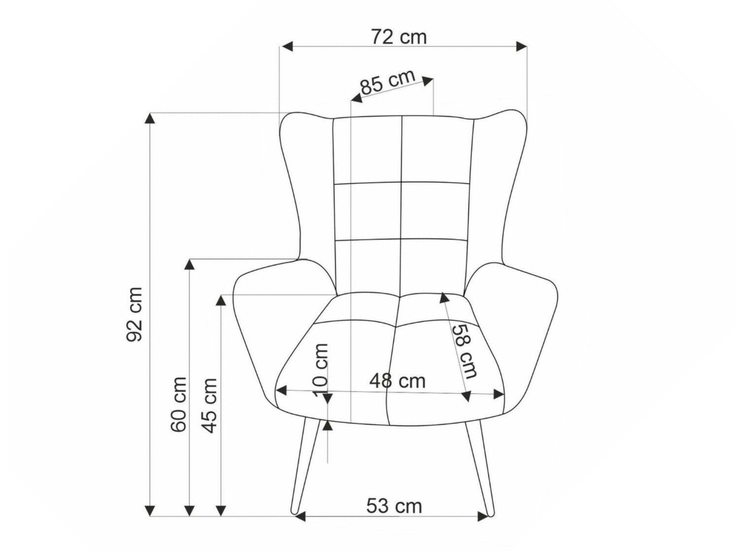 Fauteuil Houston 1756 (Licht olijfboom)