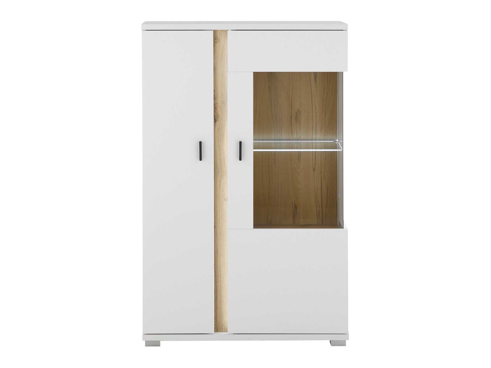 Dressoir Avimavi 102 (Wit + Wotan eik)