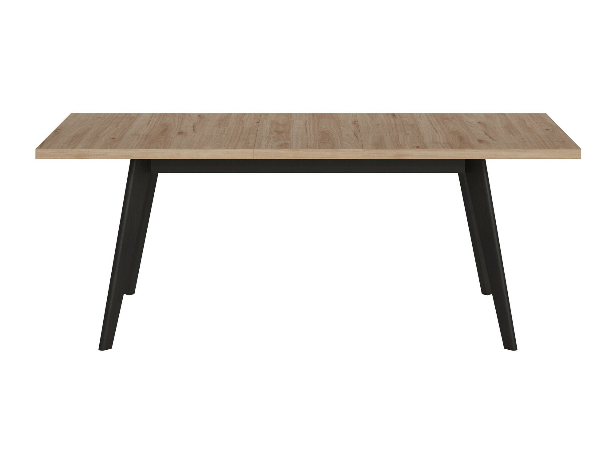 Tafel Ontario 126 (Zwart + Hickory eiken)