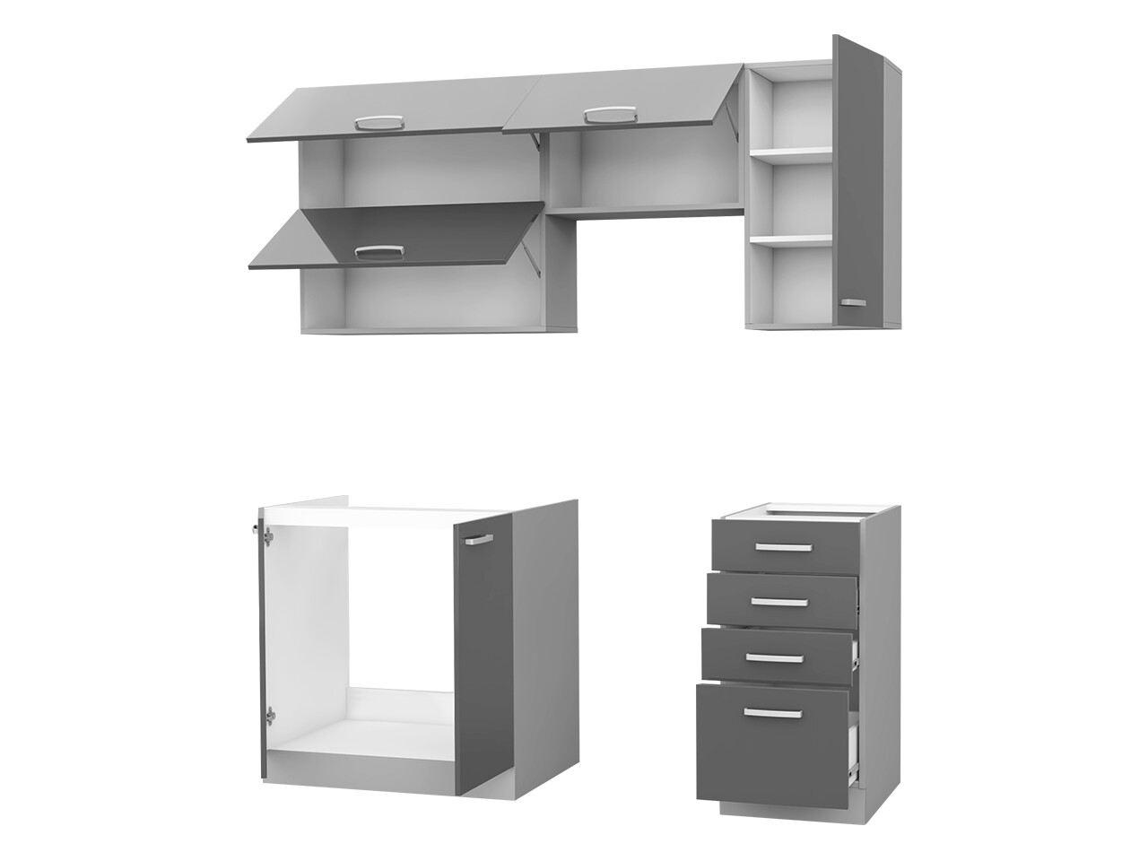 Modulaire keukenset Multi Cream 125