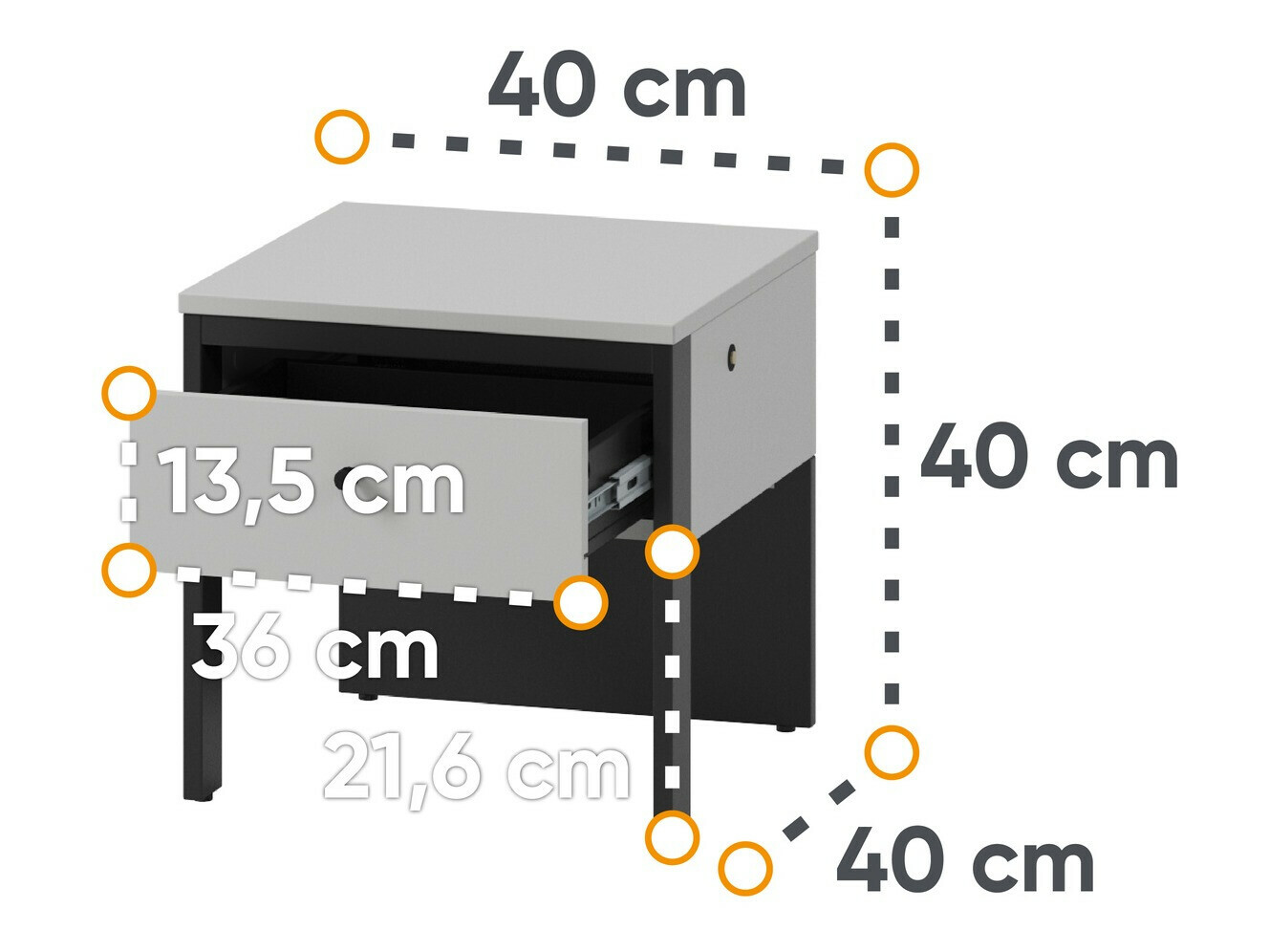 Nachtkastje Almela 104