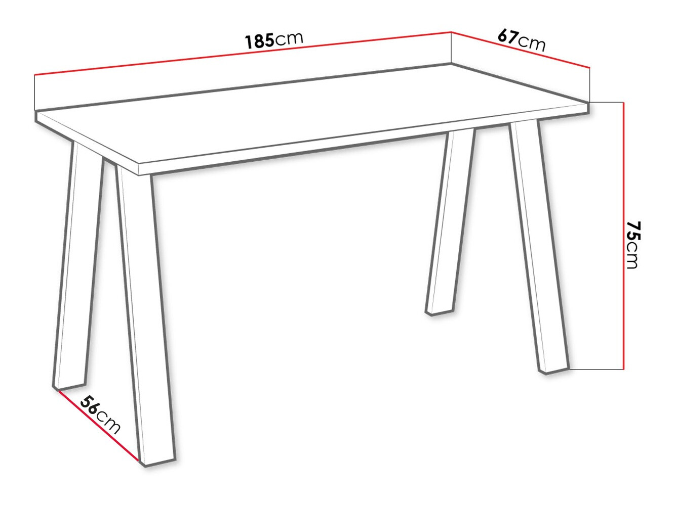 Tafel Tucson 142 (Artisan eiken)