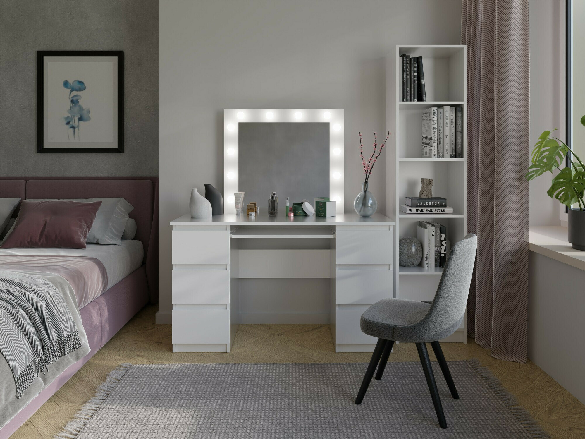Kaptafel Mandeville 153 (Wit)