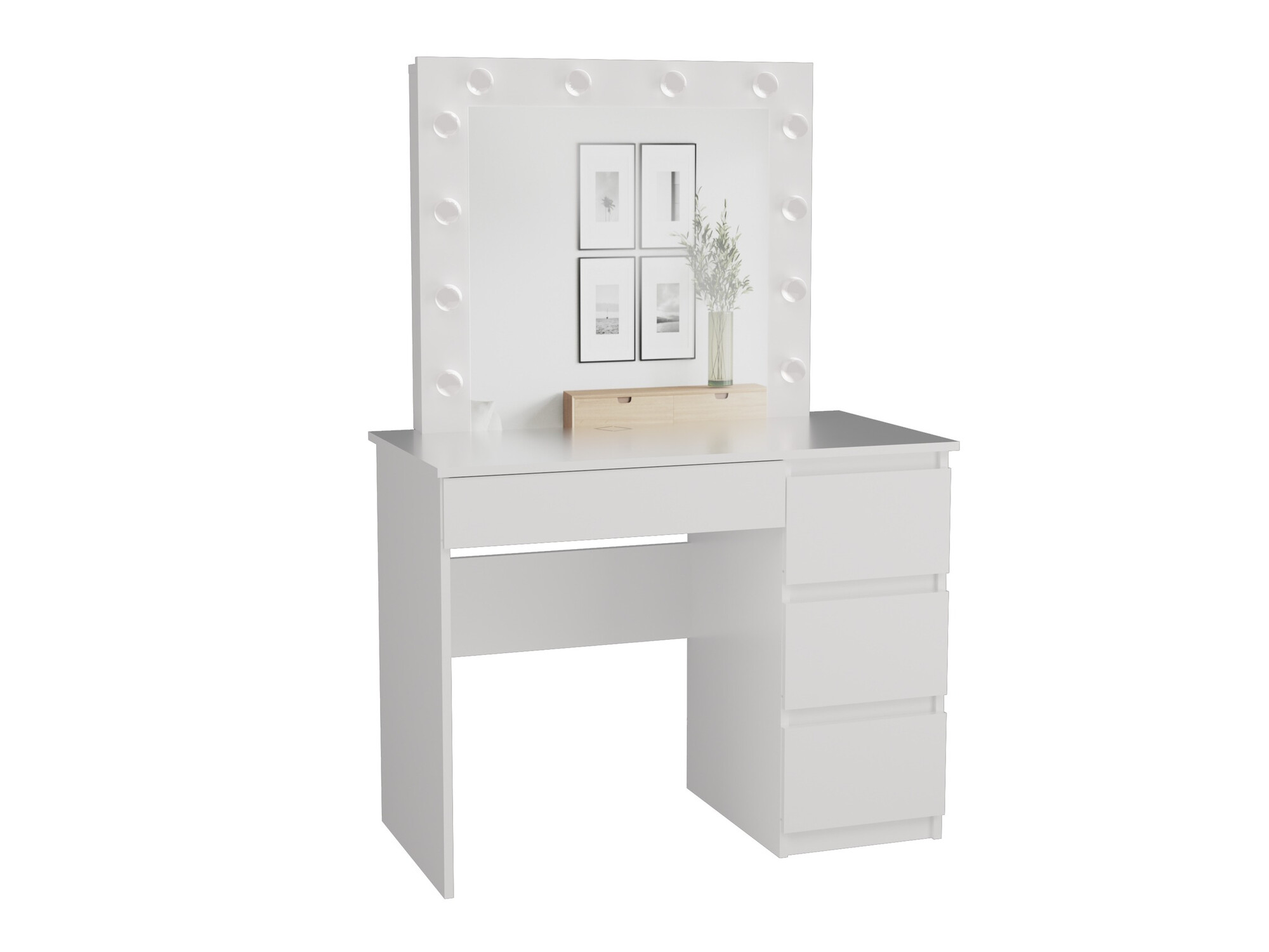 Kaptafel Mandeville 156 (Wit)
