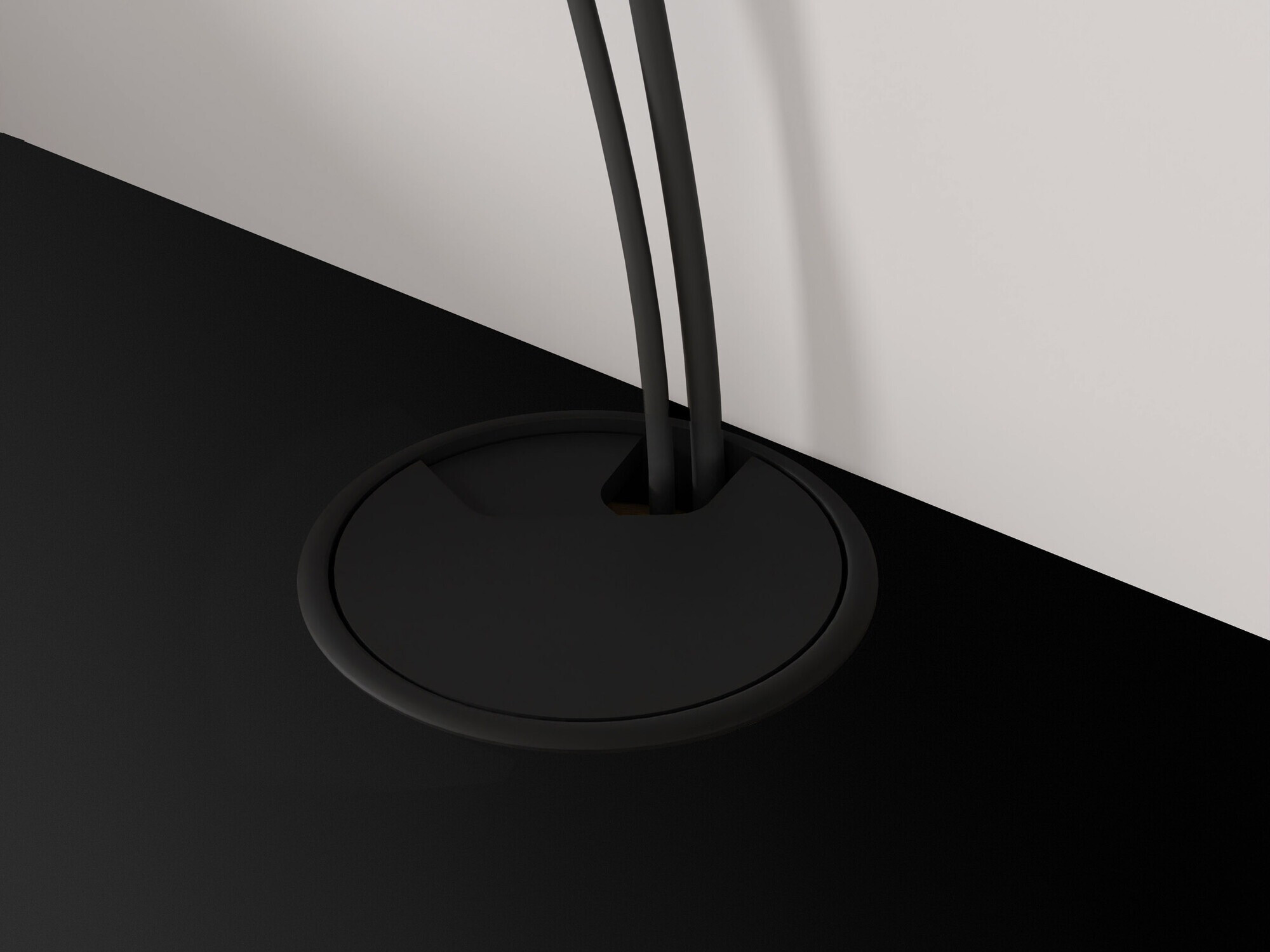 TV-meubel Buffalo 176 (Matzwart + Artisan eiken)