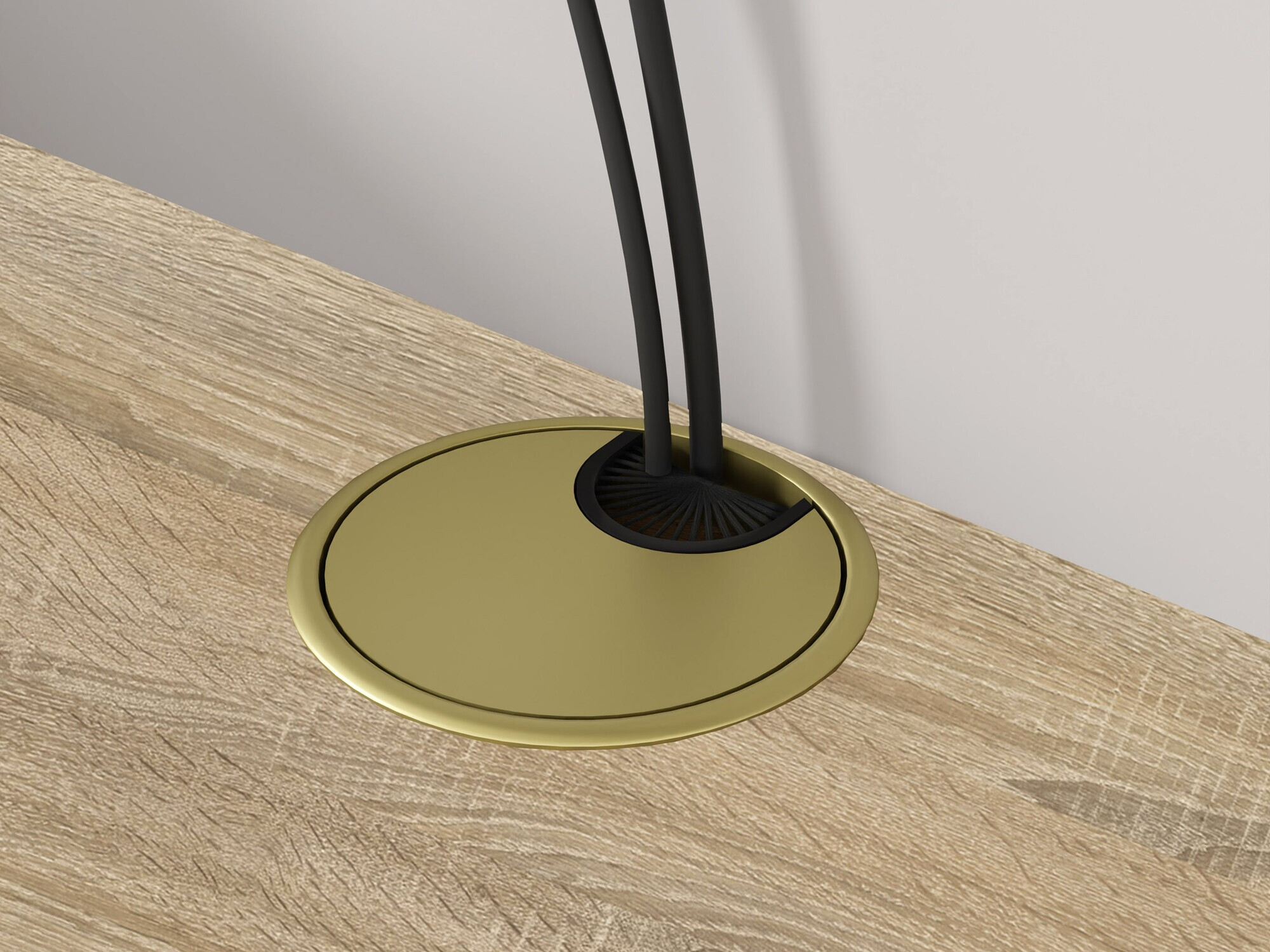 TV-meubel Buffalo 176 (Sonoma eik + Mat wit)