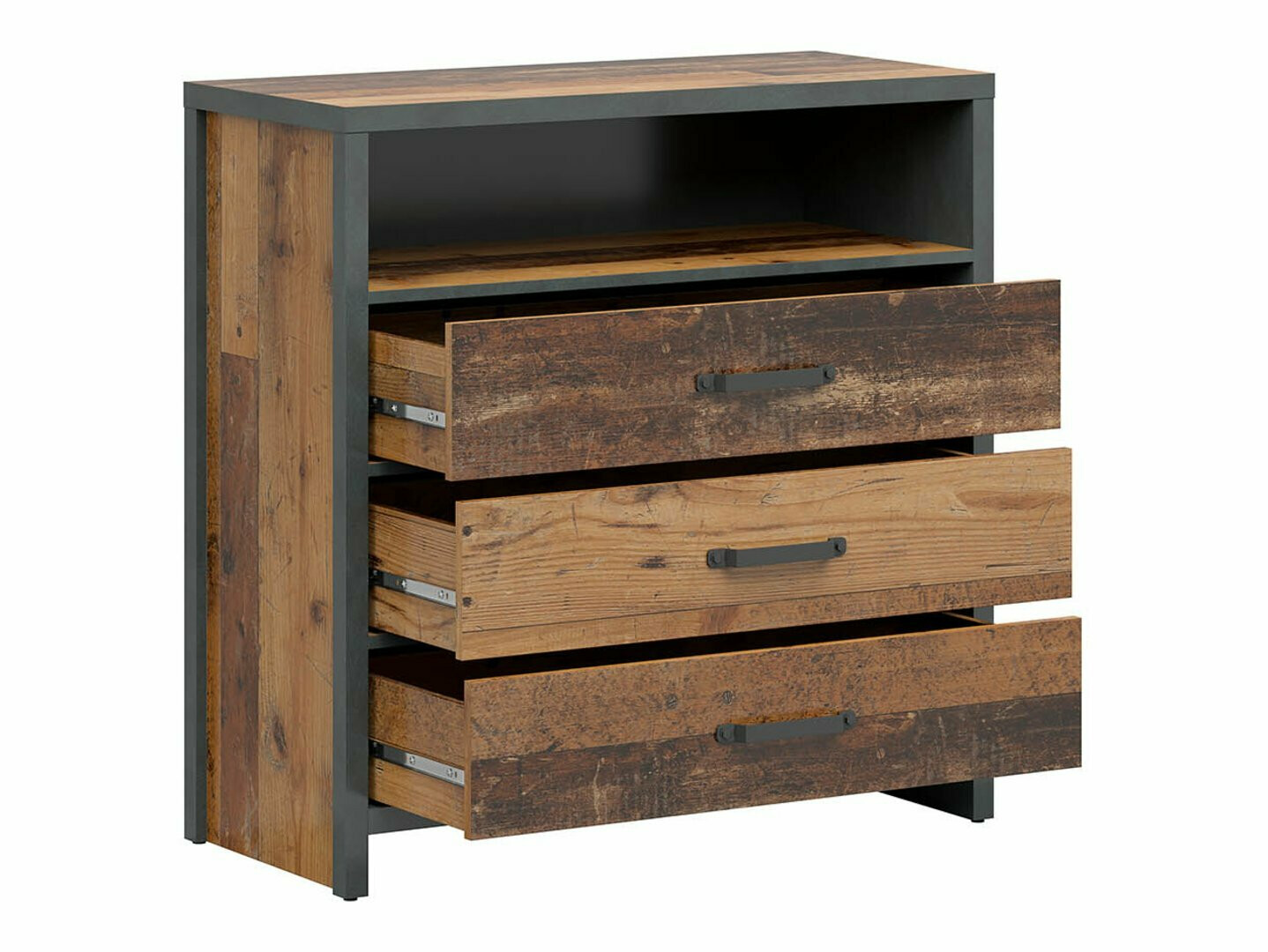 Ladekast Belsera 102 (Bruin + Matera grijs)