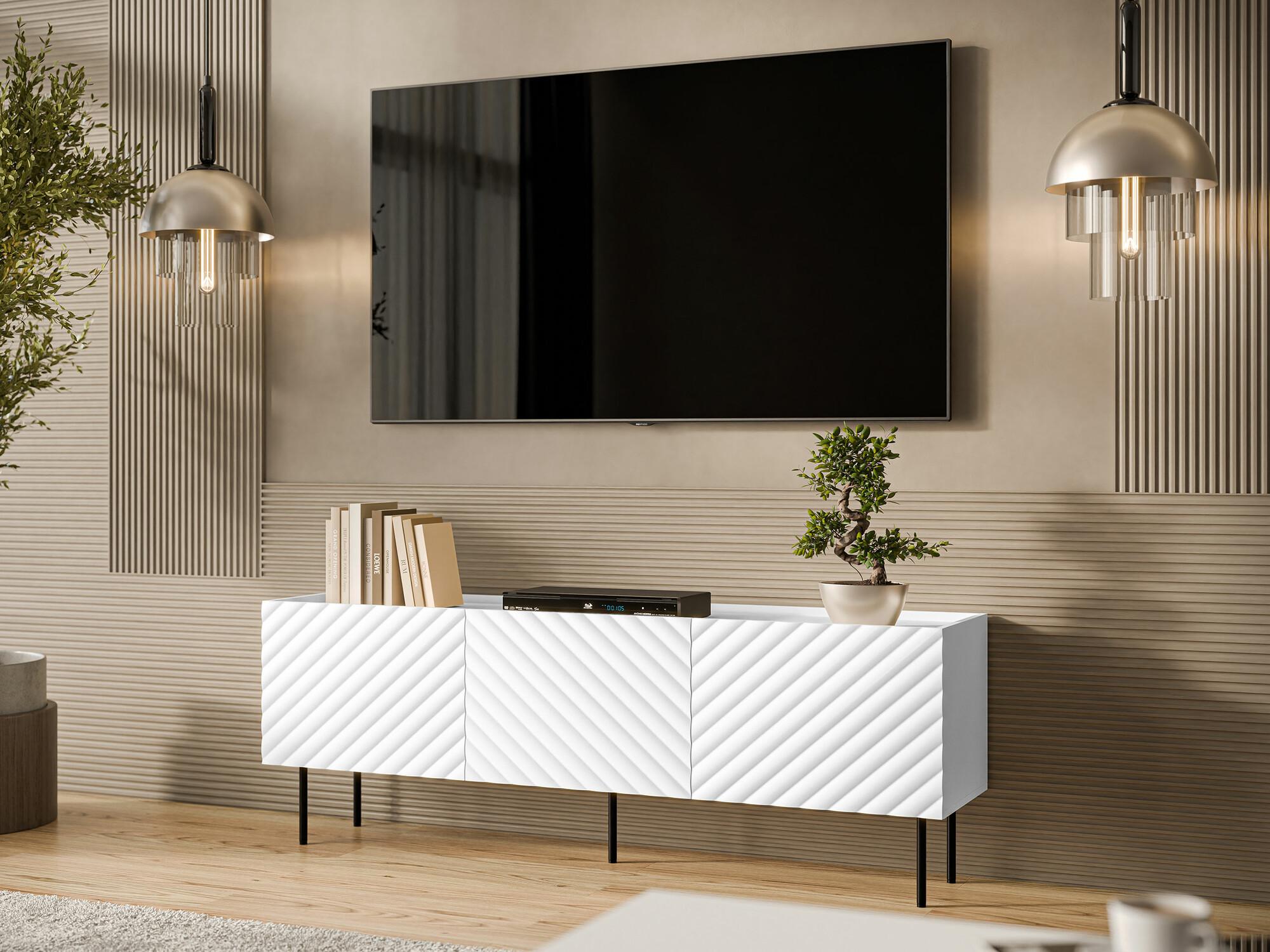 TV-meubel Mortali 103 (Wit)