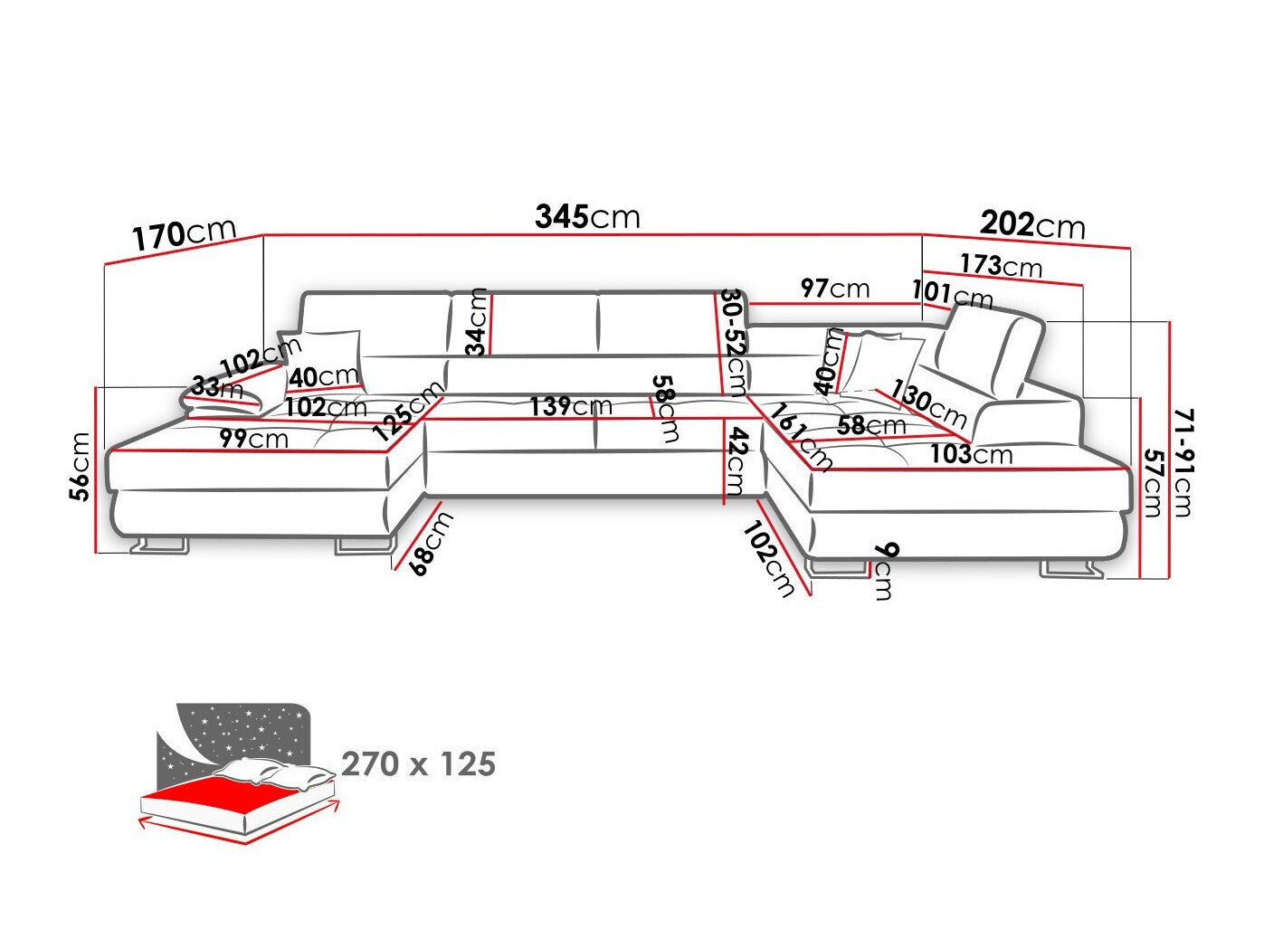 Hoekbank Comfivo 241 (Abriamo 04)