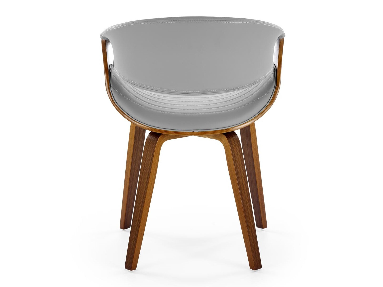 Stoel Houston 1596 (Grijs + Notenhout)