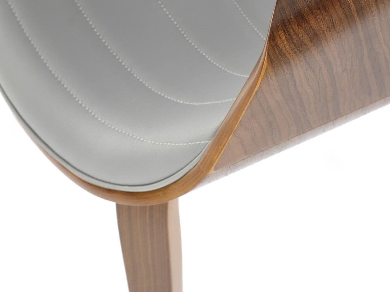 Stoel Houston 1596 (Grijs + Notenhout)