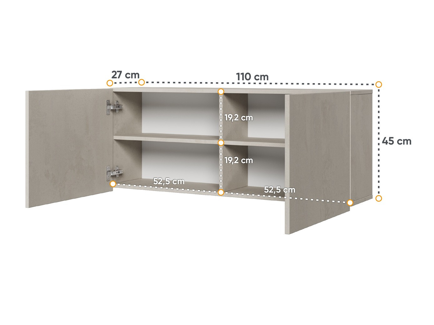 Wandkast Orlbale 135