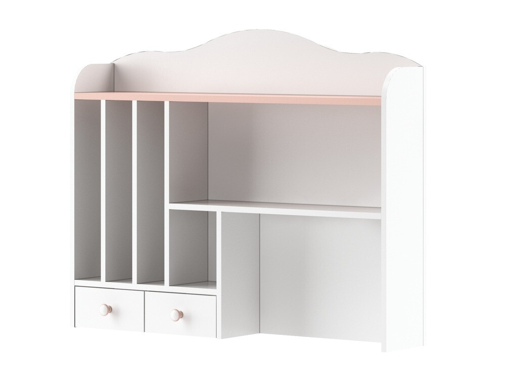 Boekenkast Velferi 115 (Wit + Roze)