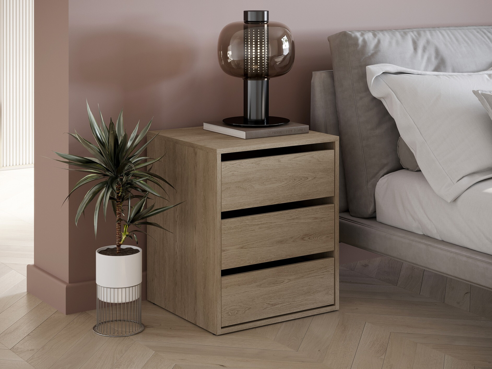 Nachtkastje Cirdelu 113 (Eiken)