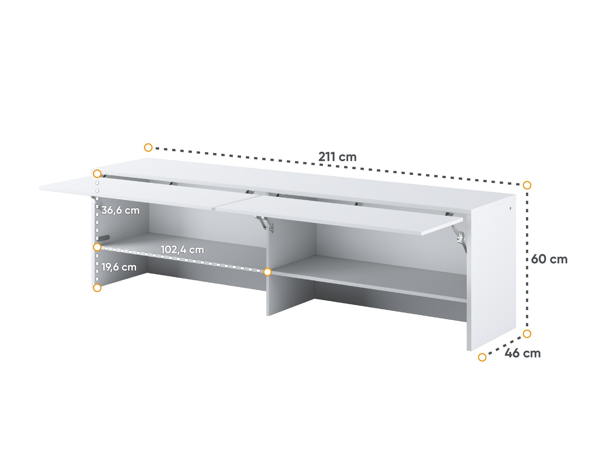 Dressoir Concept Pro Lenart III (Wit)