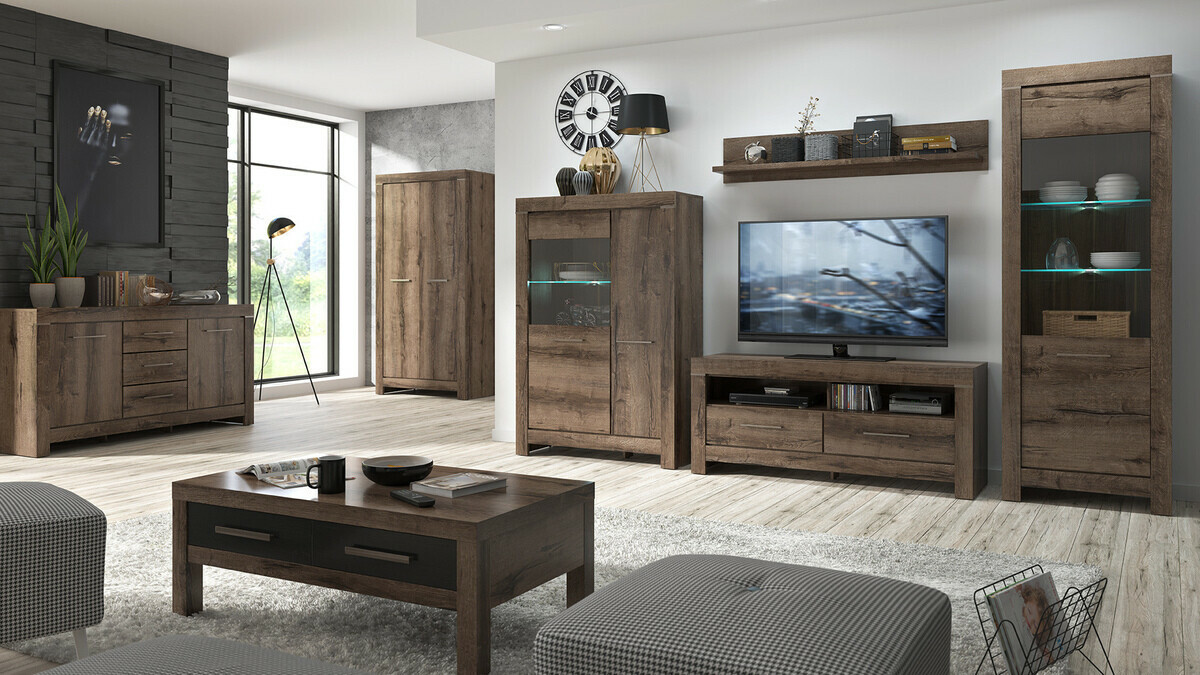 Woonkamerset Dunfelu 105 (Klooster eik)