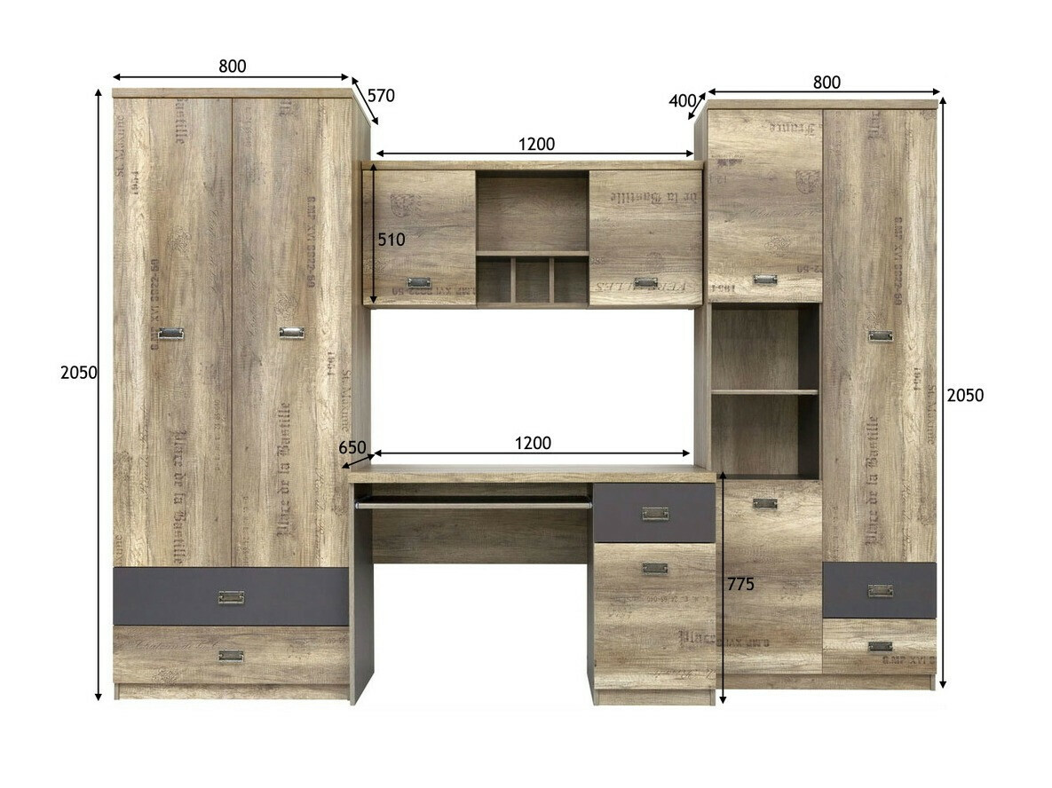 De reeks van de kinderkamer Odeveni 105