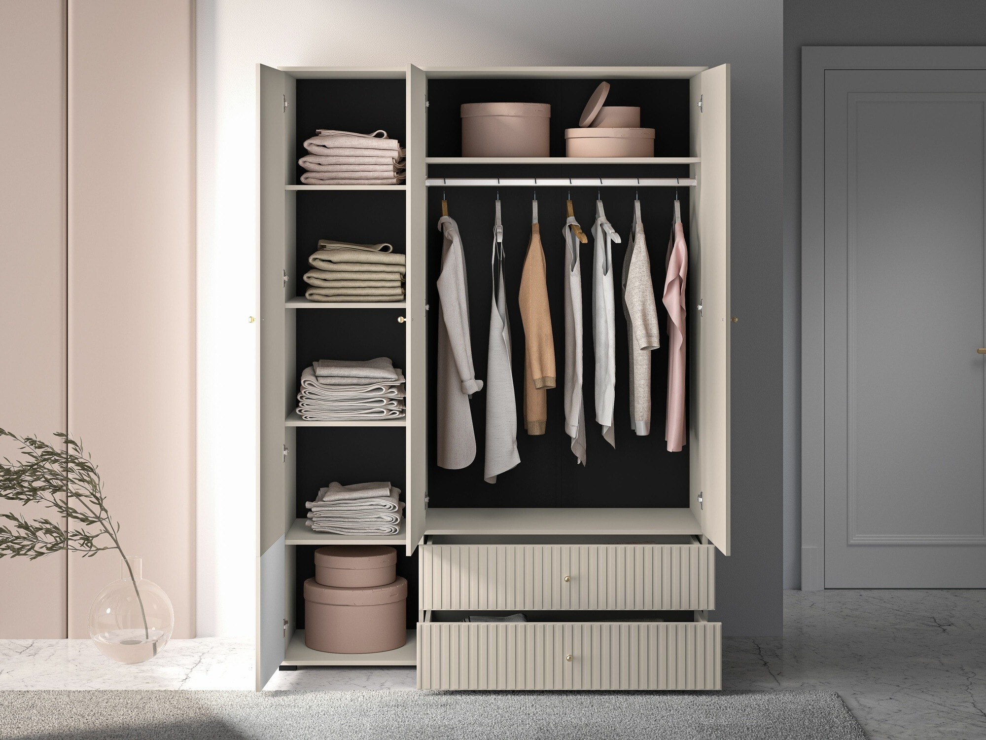 Kledingkast Marmeli 123