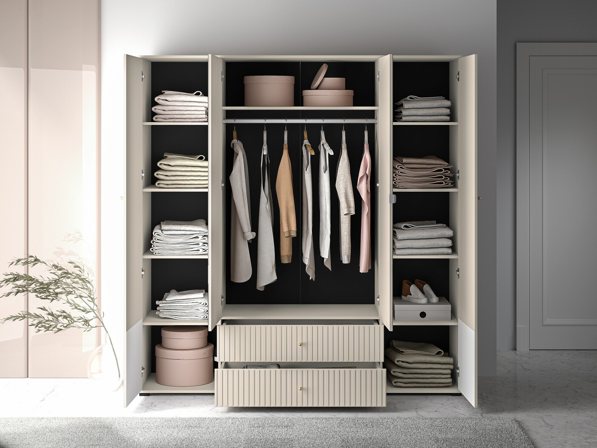 Kledingkast Marmeli 124