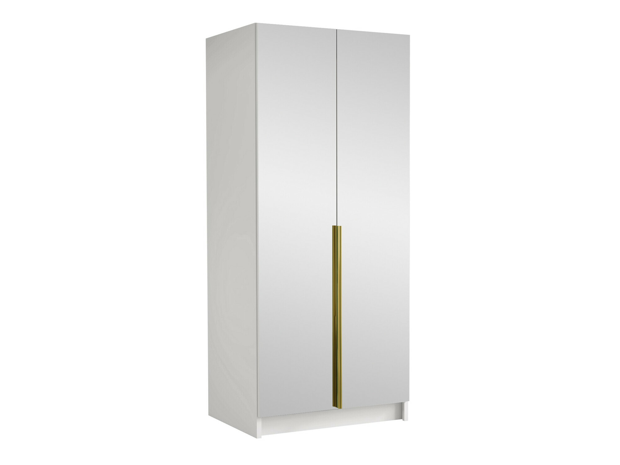 Kledingkast Closico Staton III (Wit + Gouden)