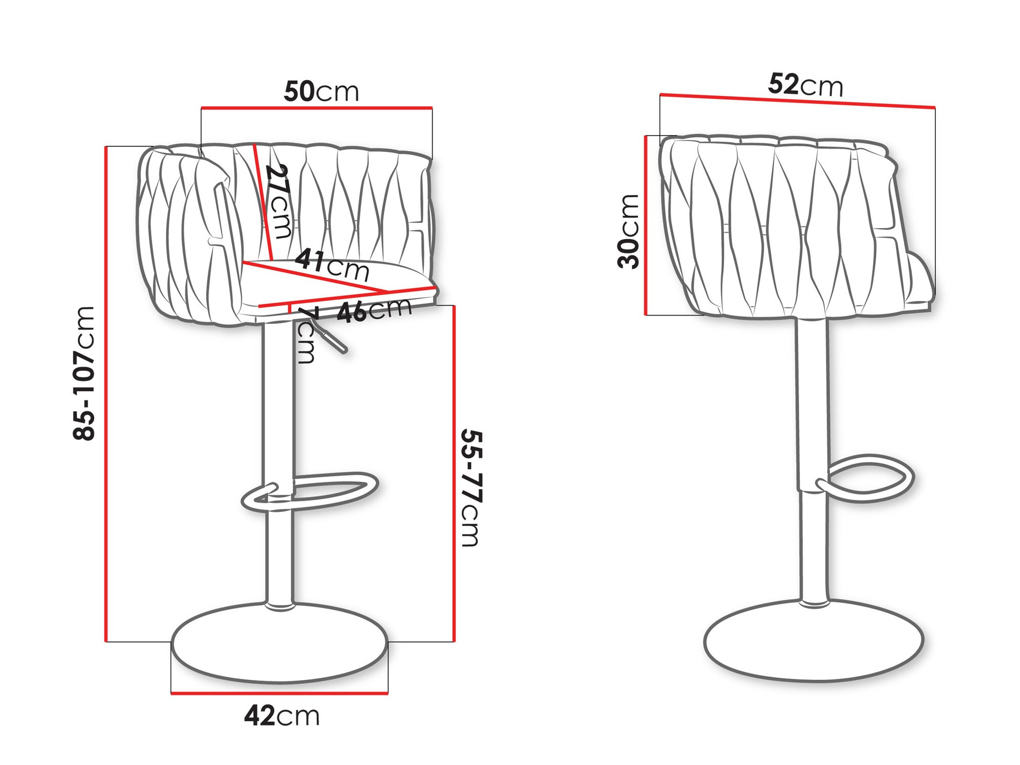 Barkruk Comfivo Hilaritas IV (Gouden + Beige)