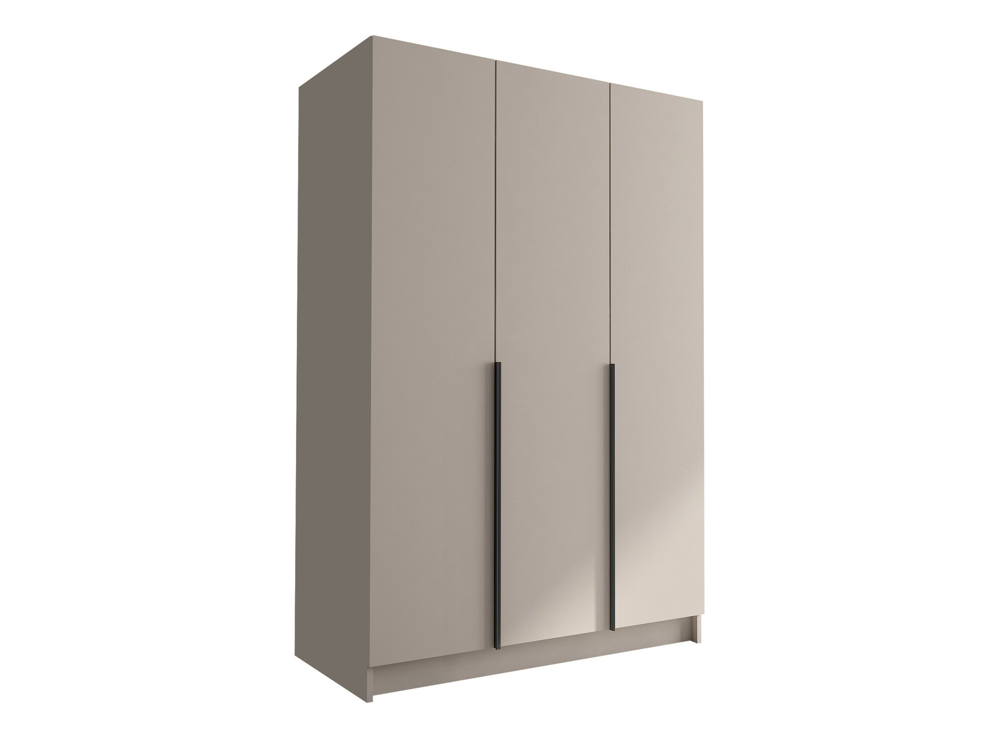 Kledingkast Closico Decoron I (Kasjmier + Zwart)