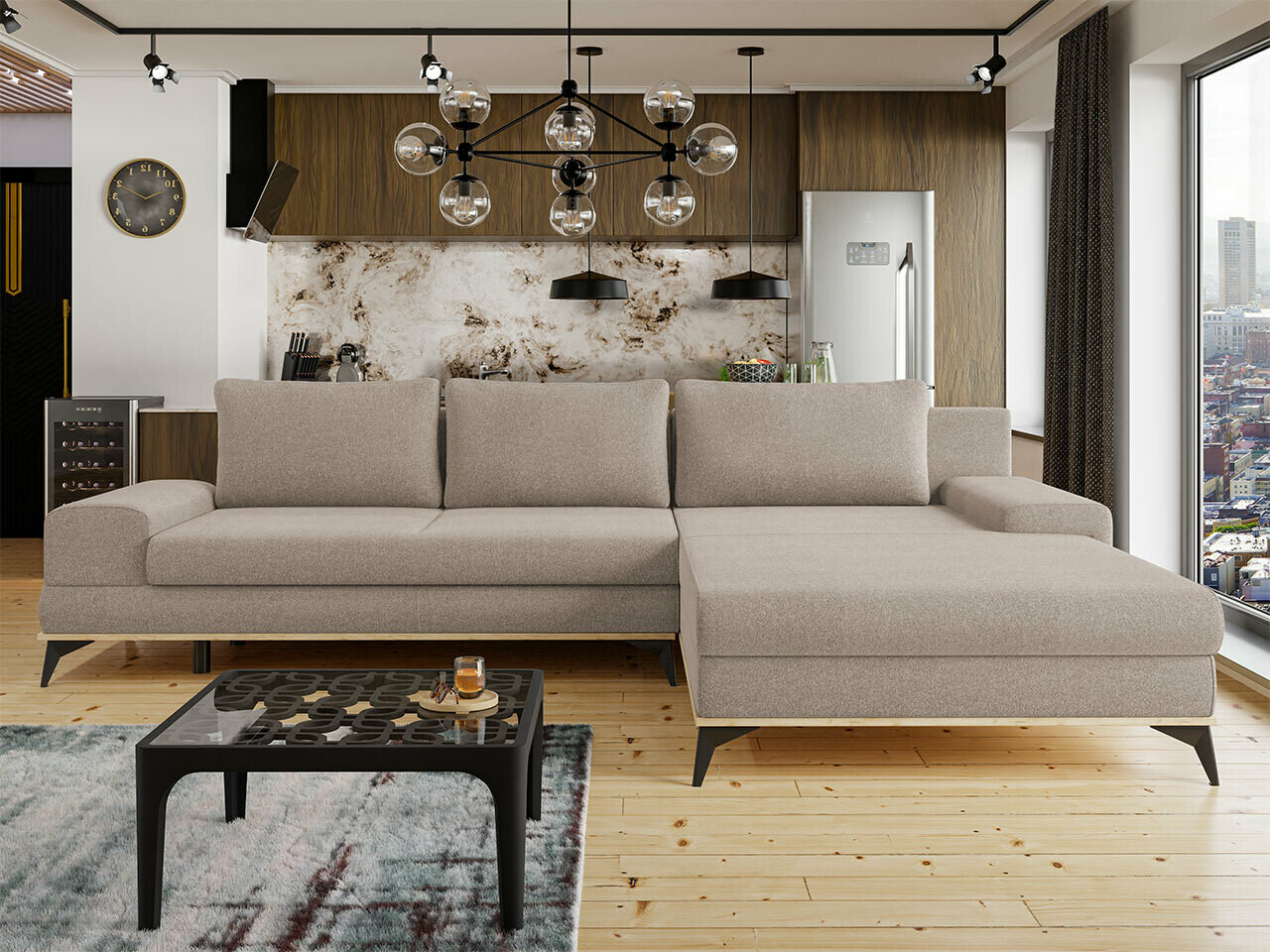 Hoekbank Lincoln 136 (Soro 13)