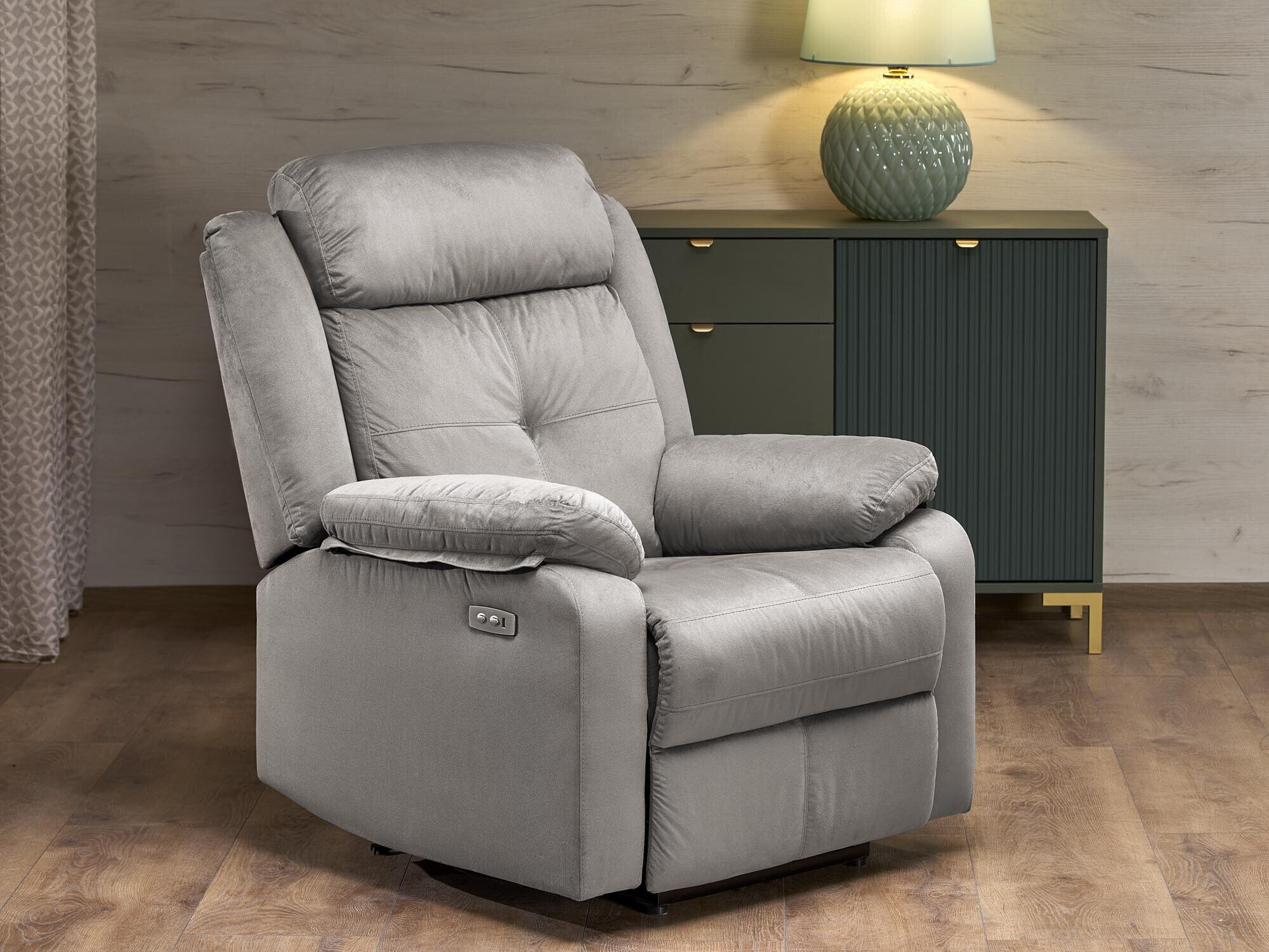 Relaxfauteuil Houston 1781 (Grijs)