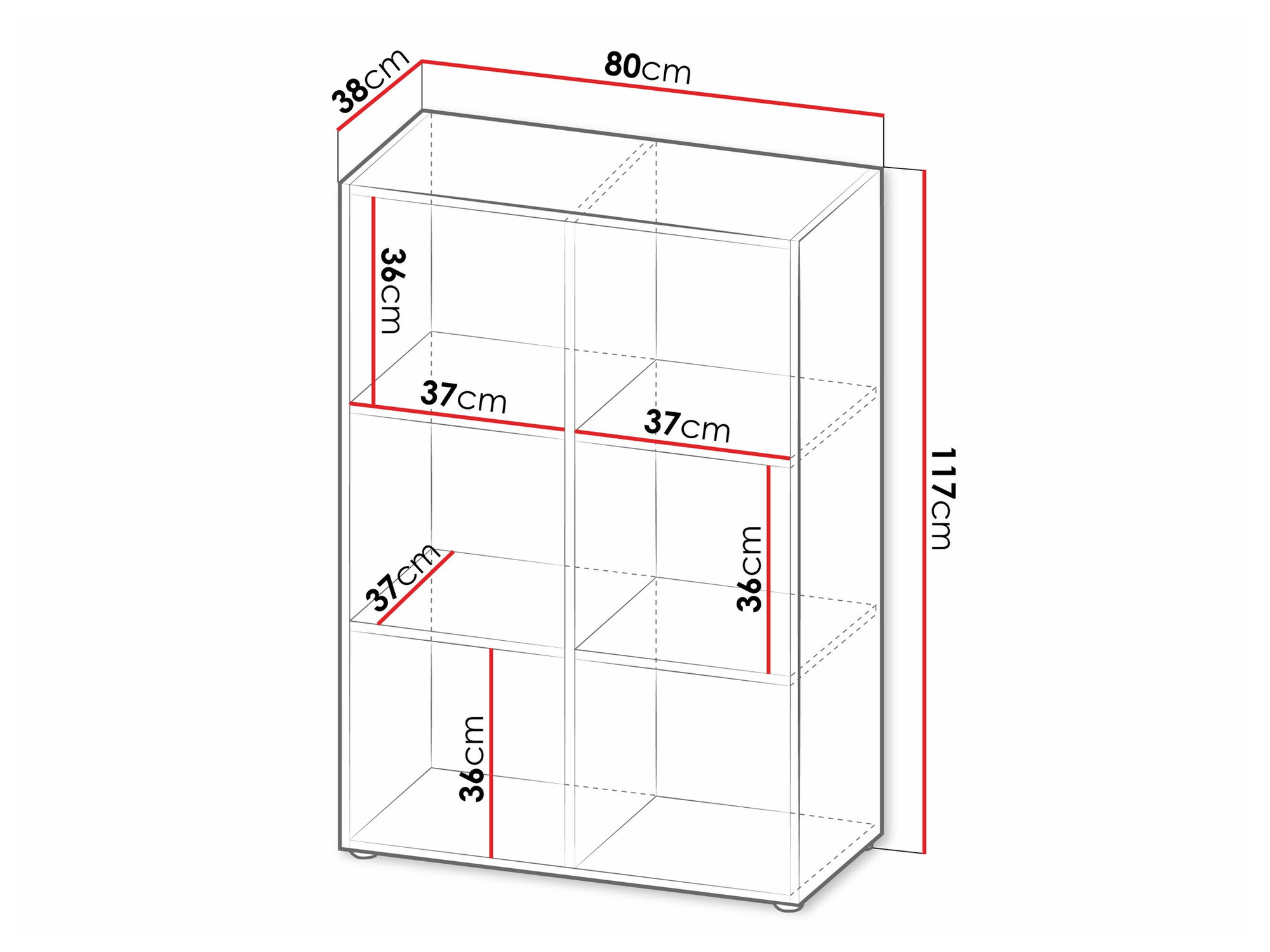 Boekenkast Morsoru 103