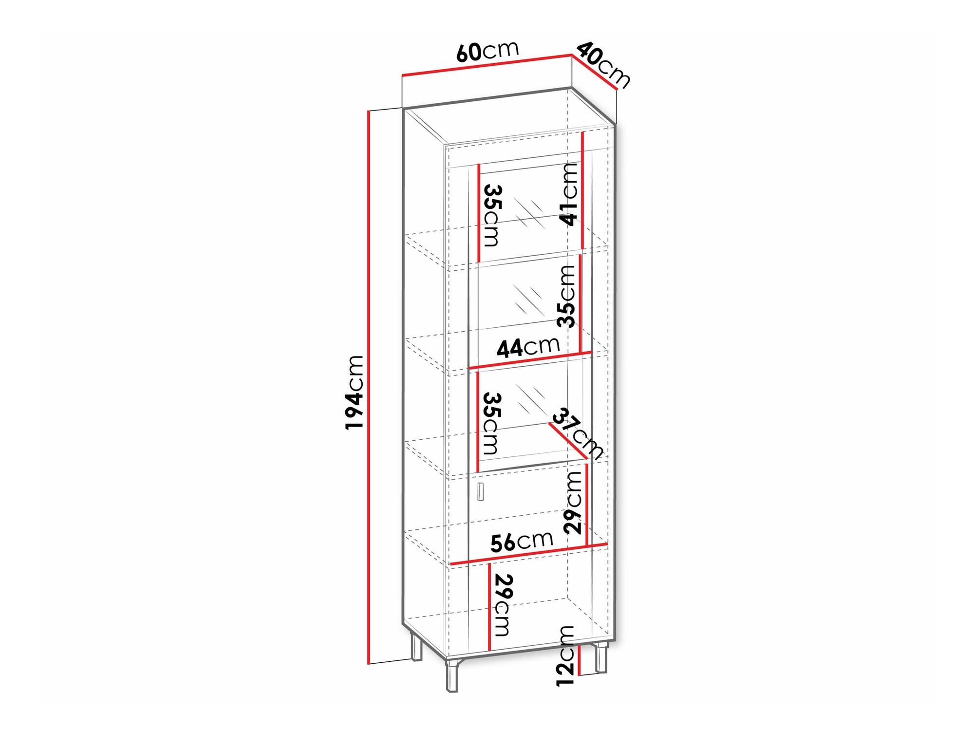 Boekenkast Mormavu 104 (Kasjmier)