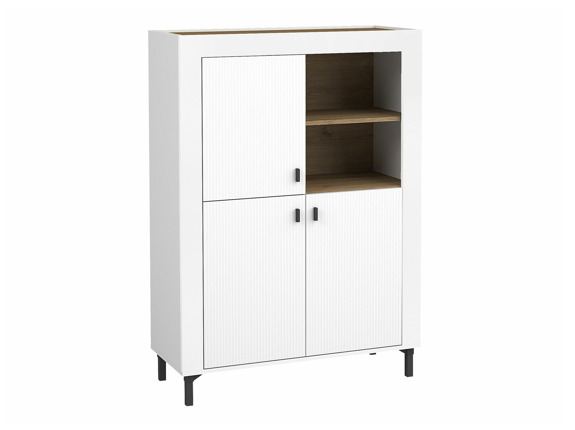 Boekenkast Mormavu 105 (Mat wit)