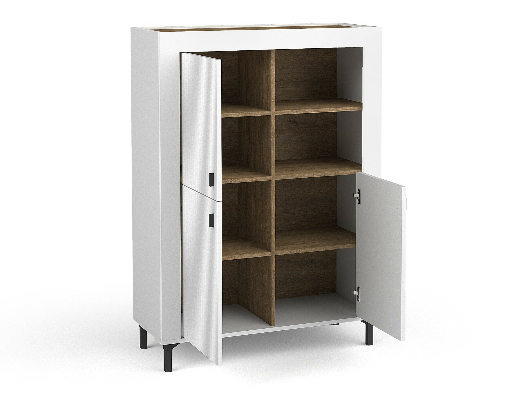 Boekenkast Mormavu 105 (Mat wit)