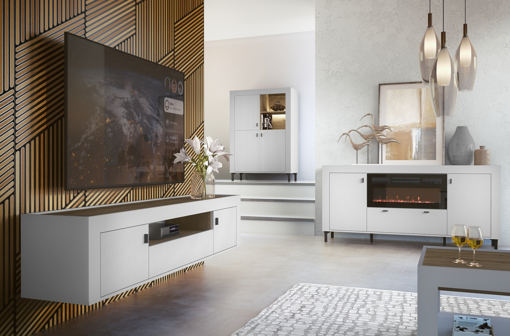 Boekenkast Mormavu 105 (Mat wit)