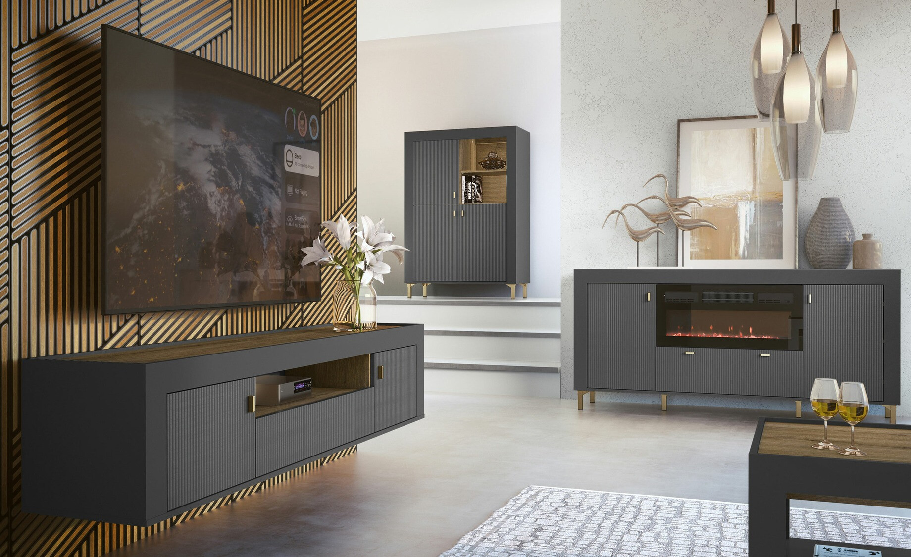 Boekenkast Mormavu 105 (Matzwart)