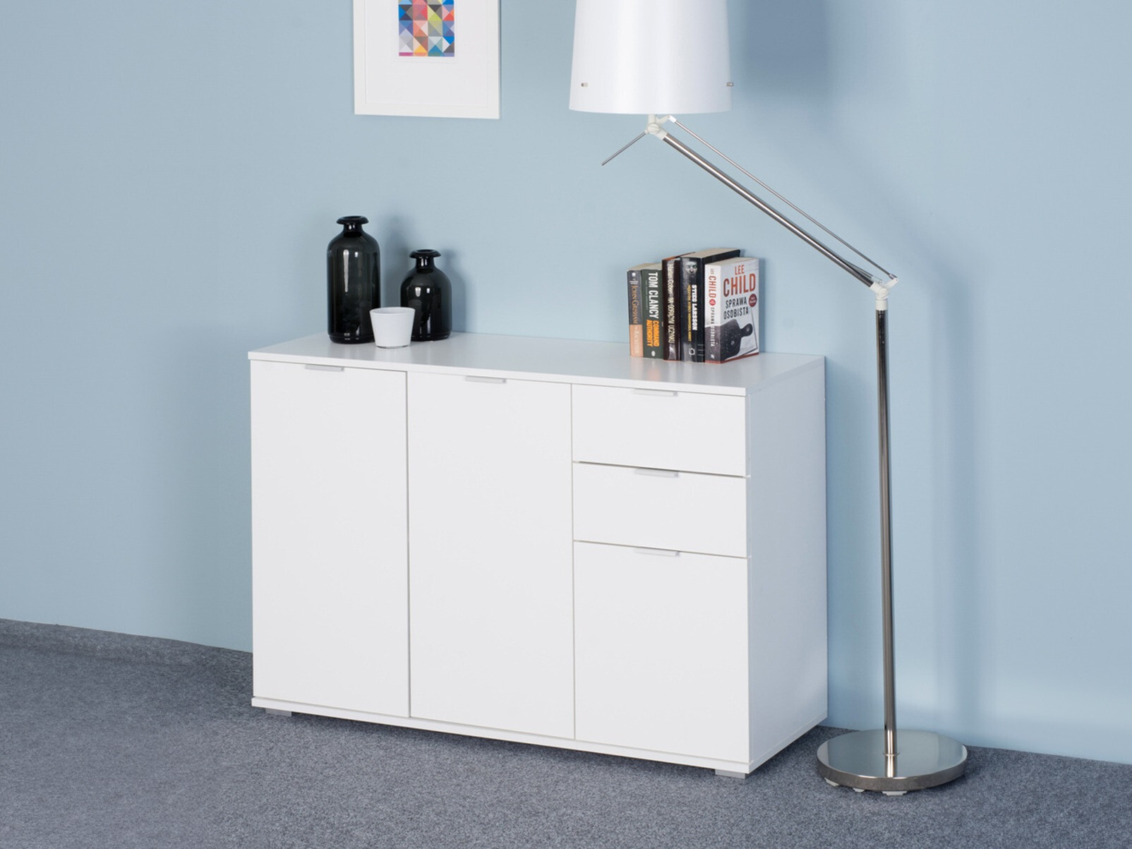 Ladekast Bristol 131 (Wit)