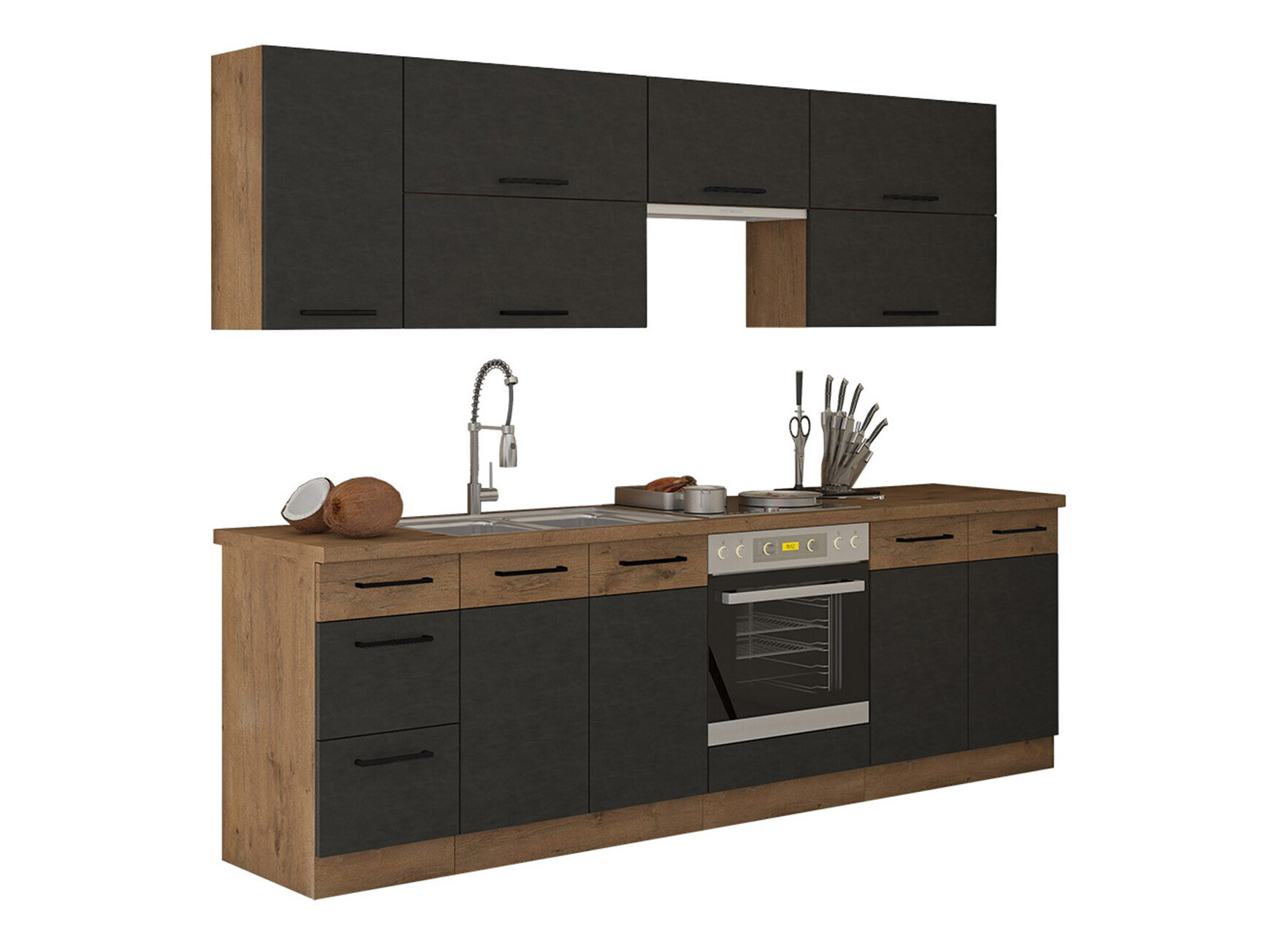 Modulaire keukenset Wood Grey 135
