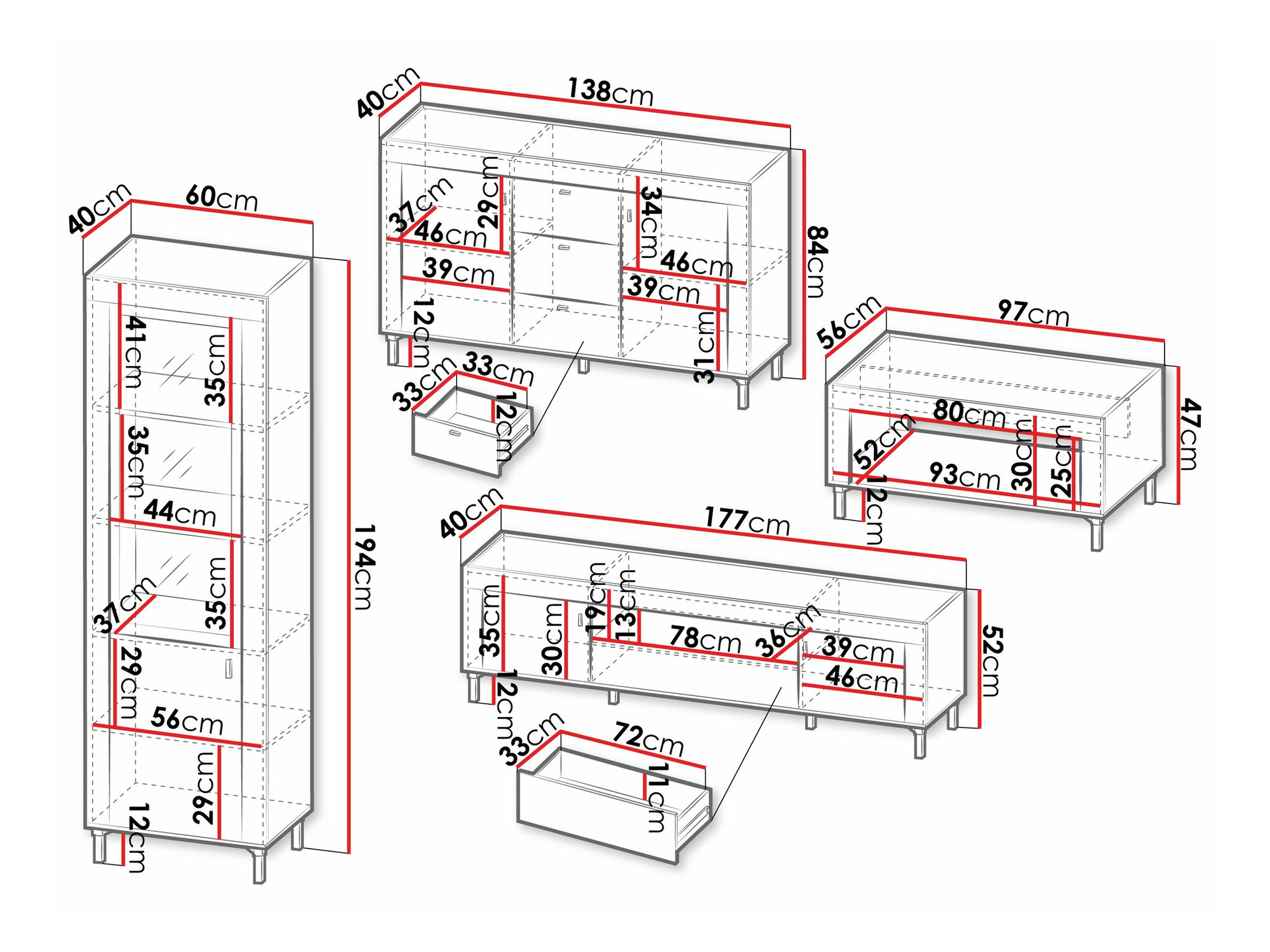 Woonkamerset Mormavu 114 (Kasjmier)